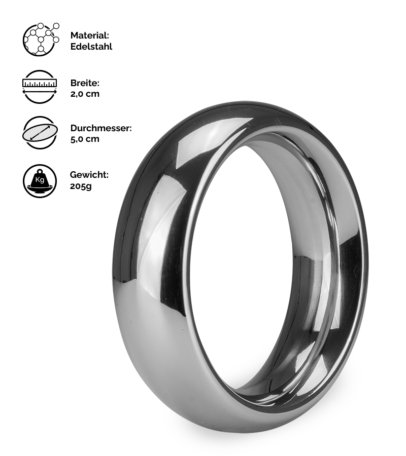 Cockring aus rostfreiem Stahl Precious