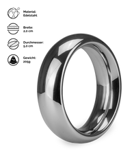 Laden Sie das Bild in den Galerie-Viewer, Cockring aus rostfreiem Stahl Precious