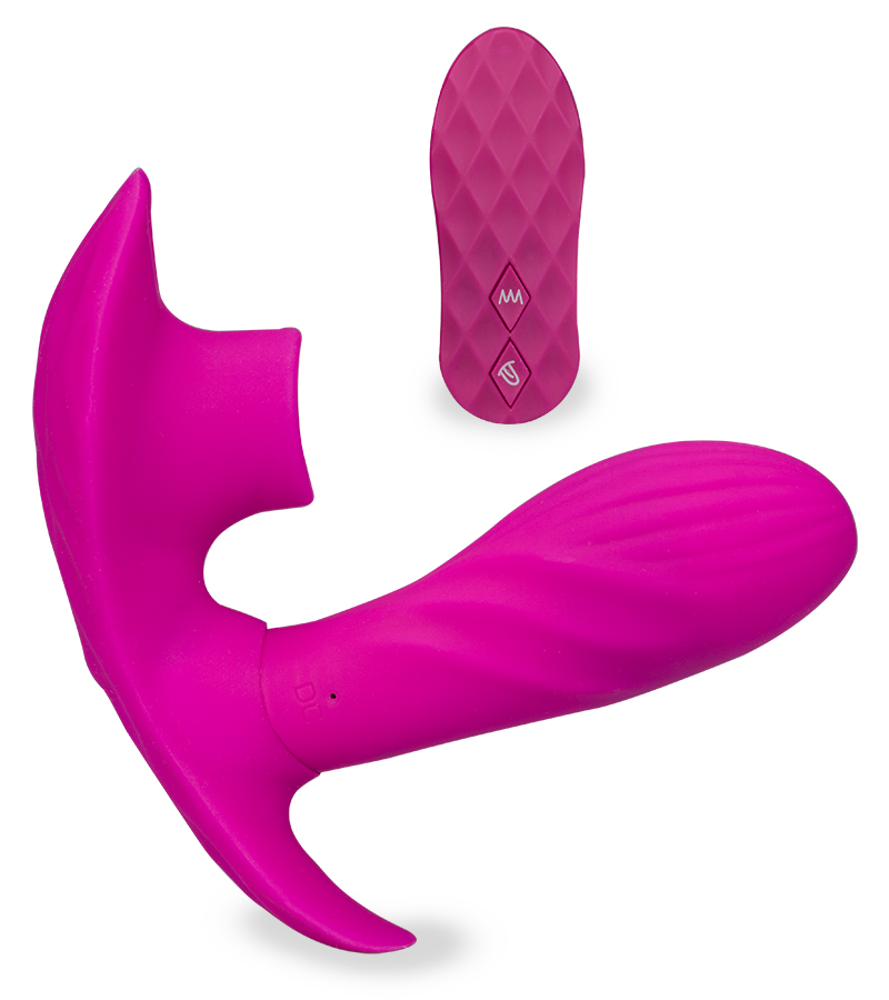Cunnilingus-Sextoy mit Heizdildo
