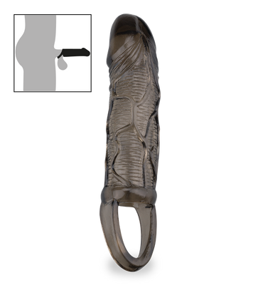 Dehnbare Penishülle mit Hodenring