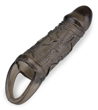 Laden Sie das Bild in den Galerie-Viewer, Dehnbare Penishülle mit Hodenring