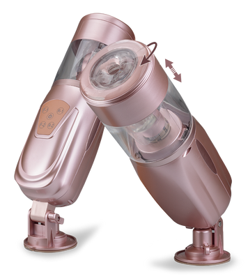 Deluxe Teleskop-Masturbator mit Stoßfunktion