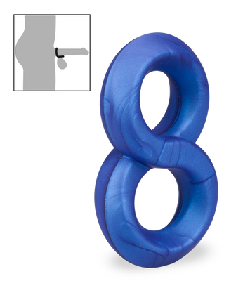 Doppel-Cockring aus medizinischem Silikon Julo