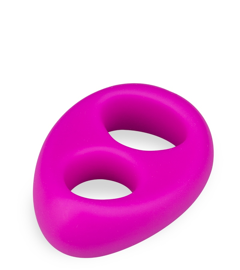 Doppel-Cockring aus medizinischem Silikon Noot