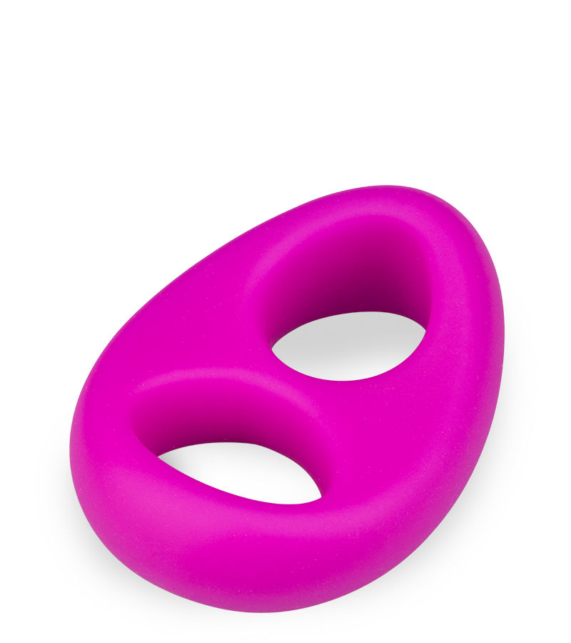 Doppel-Cockring aus medizinischem Silikon Noot