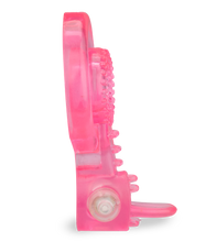 Laden Sie das Bild in den Galerie-Viewer, Doppel-Penisring mit Minizunge und Vibration