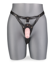 Laden Sie das Bild in den Galerie-Viewer, Doppeldildo mit O-Ring-Gurt