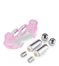 Laden Sie das Bild in den Galerie-Viewer, Doppelter Vibro-Penisring mit Klitorisreizer