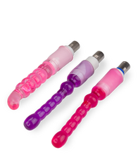 Laden Sie das Bild in den Galerie-Viewer, Dreierpack Analplugs für Fickmaschine