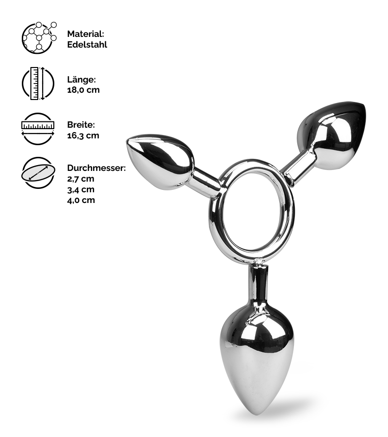 Dreifach-Analplug Pepper