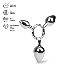 Laden Sie das Bild in den Galerie-Viewer, Dreifach-Analplug Pepper