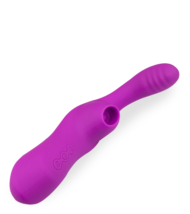 Druckwellenstimulator mit Innendildo Diva