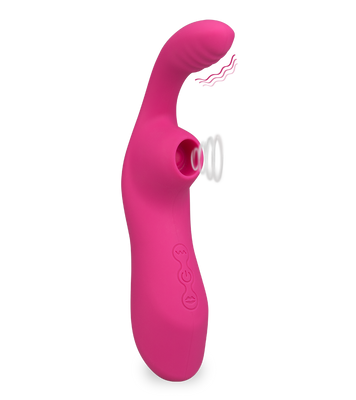 Druckwellenstimulator mit Innendildo Diva