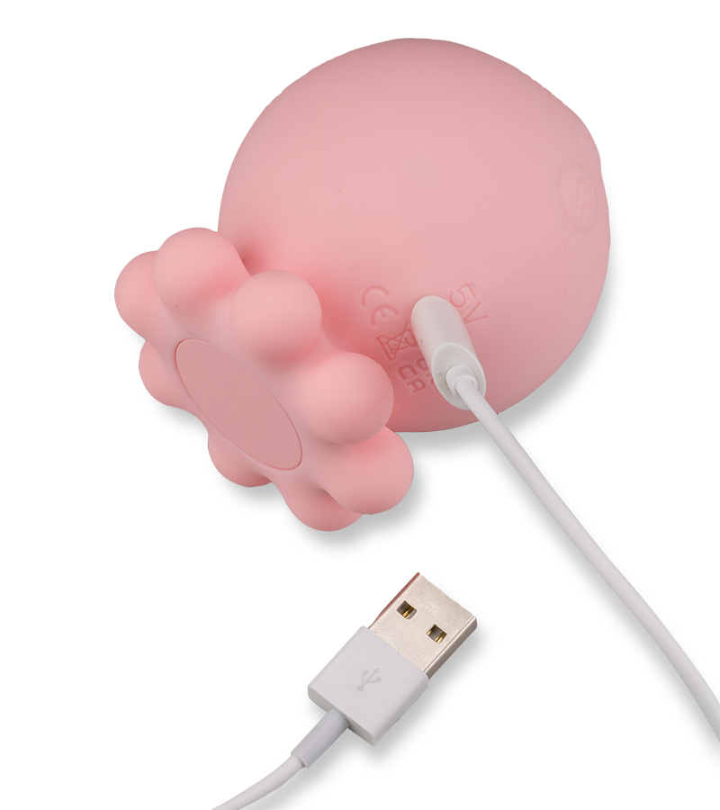 Druckwellenstimulator mit Vibration Poulpi