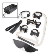 Laden Sie das Bild in den Galerie-Viewer, Edles BDSM-Set 7-teilig mit Aufbewahrungstasche