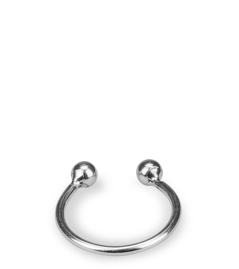 Eichelring aus Edelstahl Hufeisen