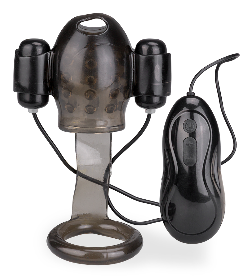 Eichelvibrator mit Cockring Lio