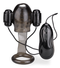 Laden Sie das Bild in den Galerie-Viewer, Eichelvibrator mit Cockring Lio