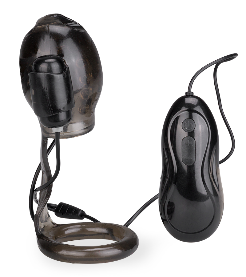 Eichelvibrator mit Cockring Lio