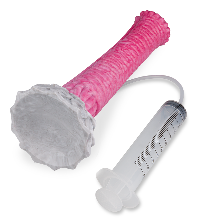 Fantasy-Spritzdildo mit Saugnapf Sleipnir