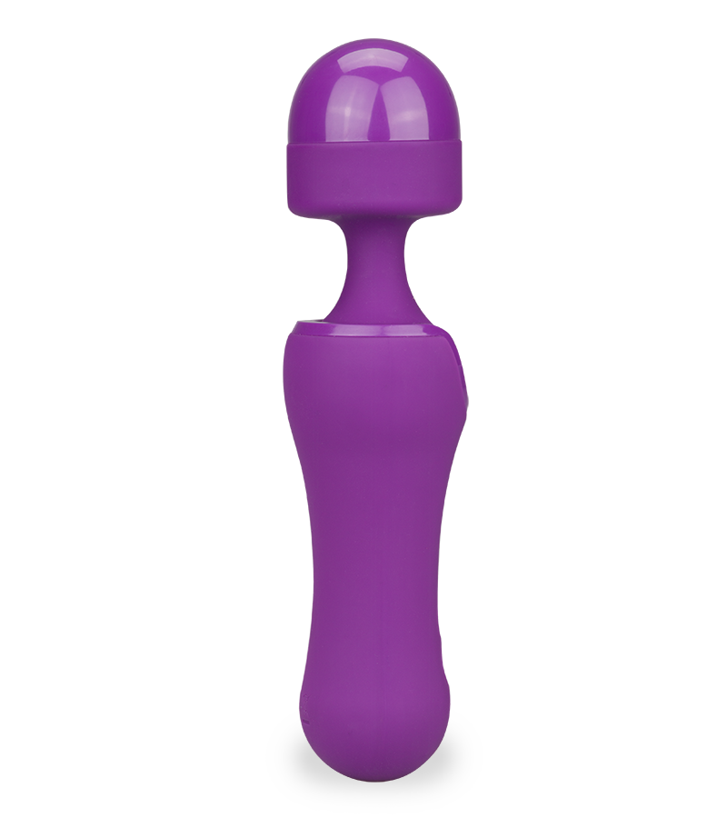 Fantasy-Wand-Vibrator mit 3 Aufsätzen, 10 Modi