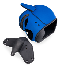 Laden Sie das Bild in den Galerie-Viewer, Farbige Puppy-Play-Hundemaske aus Neopren