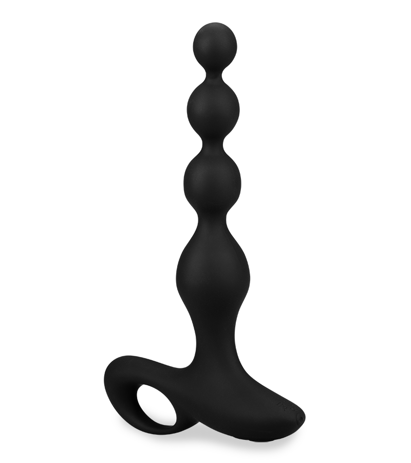 Ferngesteuerte Analkette mit Vibration Whisper