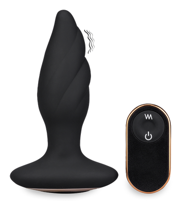 Ferngesteuerter Analplug mit Vibration Aïnata