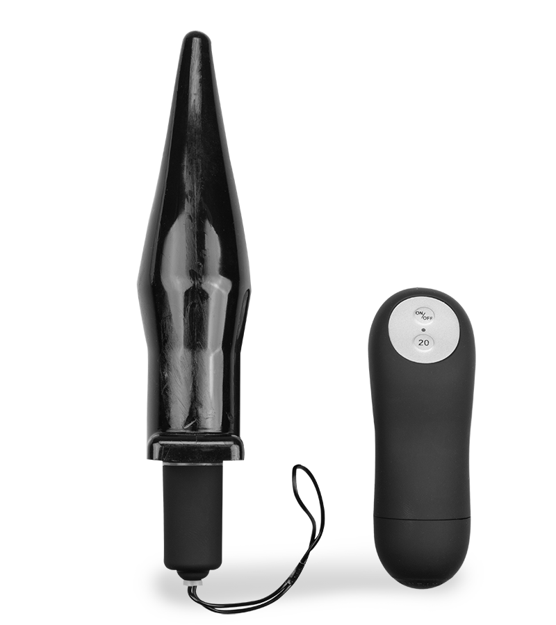 Ferngesteuerter Analvibrator, konische Form