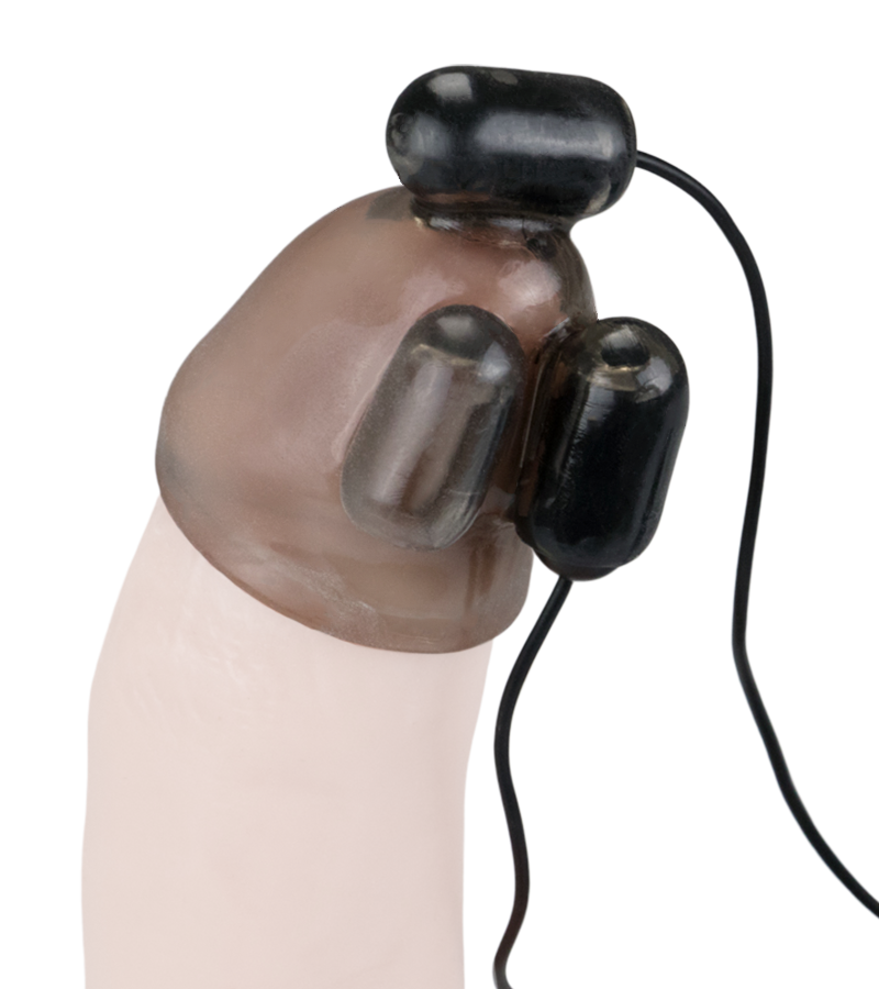 Ferngesteuerter Eichel-Masturbator mit Vibration