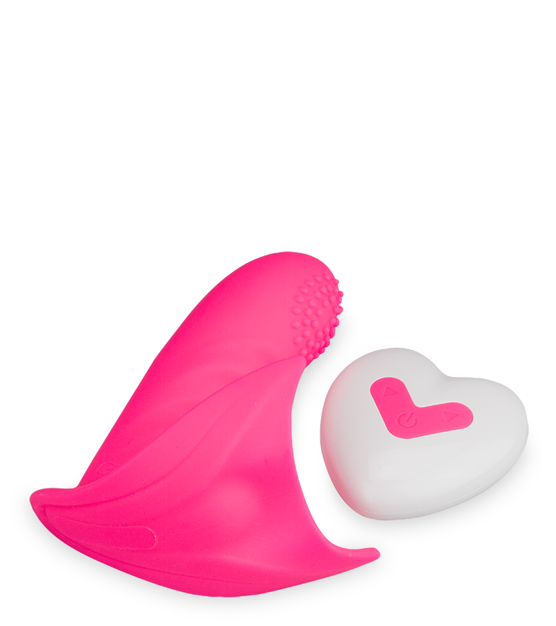 Ferngesteuerter Vibro-Slip mit genopptem Innendildo