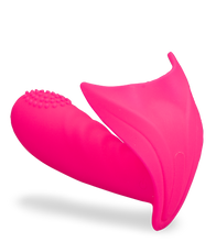 Laden Sie das Bild in den Galerie-Viewer, Ferngesteuerter Vibro-Slip mit genopptem Innendildo