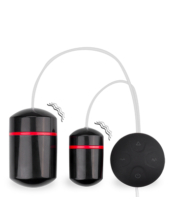 Ferngesteuertes Doppel-Vibro-Ei mit 10 Modi