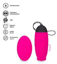 Laden Sie das Bild in den Galerie-Viewer, Ferngesteuertes Vibro-Ei Baby Bee