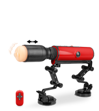 Laden Sie das Bild in den Galerie-Viewer, Fickmaschine mit vibrierendem Masturbator