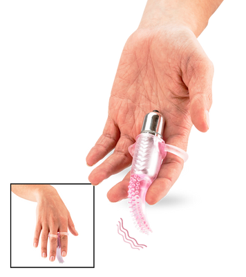 Fingervibrator in Raupenform
