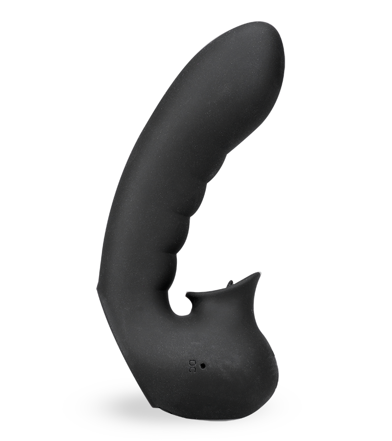 Fingervibrator mit Cunnilingus-Zunge