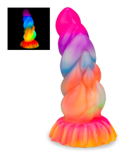 Laden Sie das Bild in den Galerie-Viewer, Phosphoreszierender Alien-Dildo mit Saugnapf Maltor