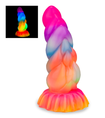 Phosphoreszierender Alien-Dildo mit Saugnapf Maltor