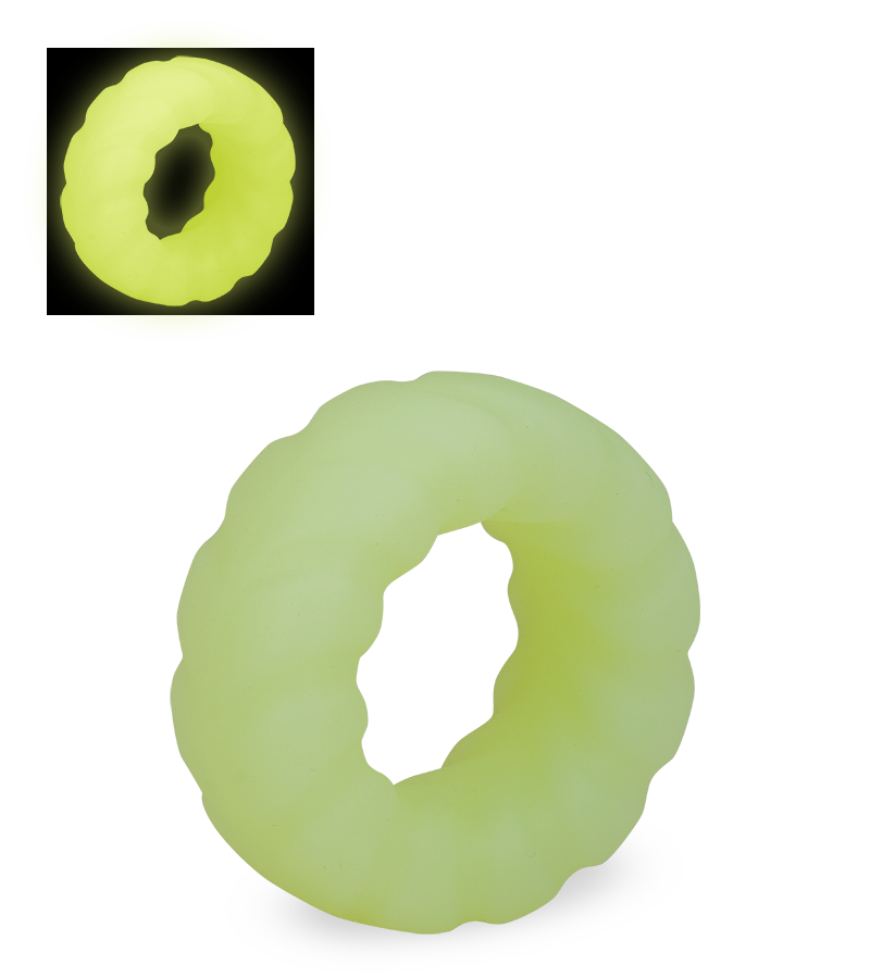 Phosphoreszierender Cockring aus medizinischem Silikon Road Trip