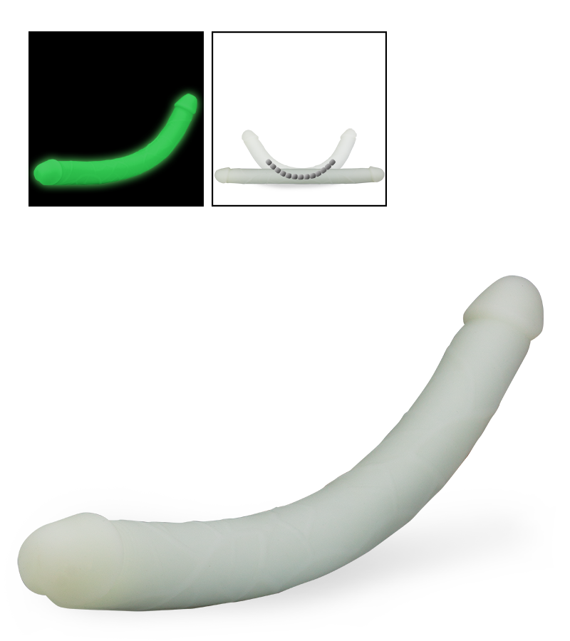 Phosphoreszierender Doppeldildo Blair