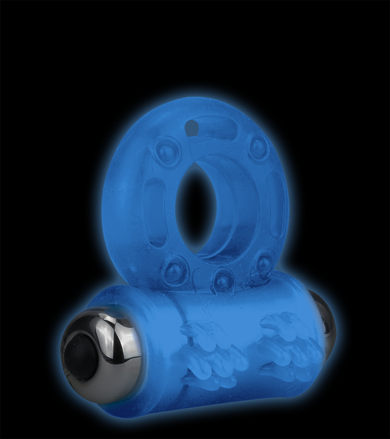 Phosphoreszierender Vibro-Cockring Lumino