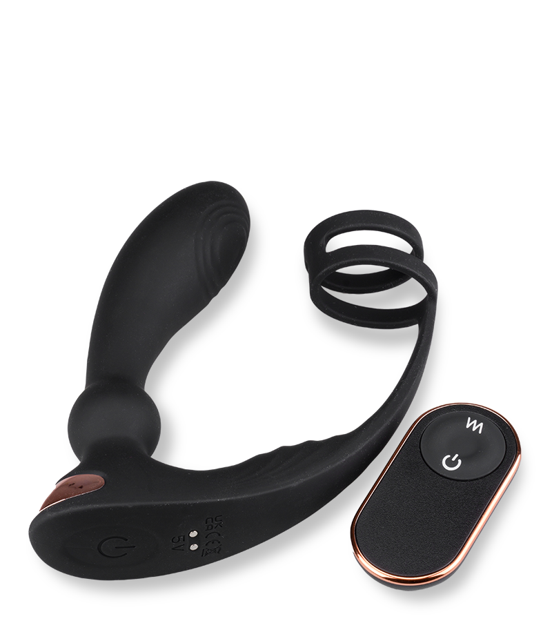 Prostata-Massagegerät mit Cockring Hutter