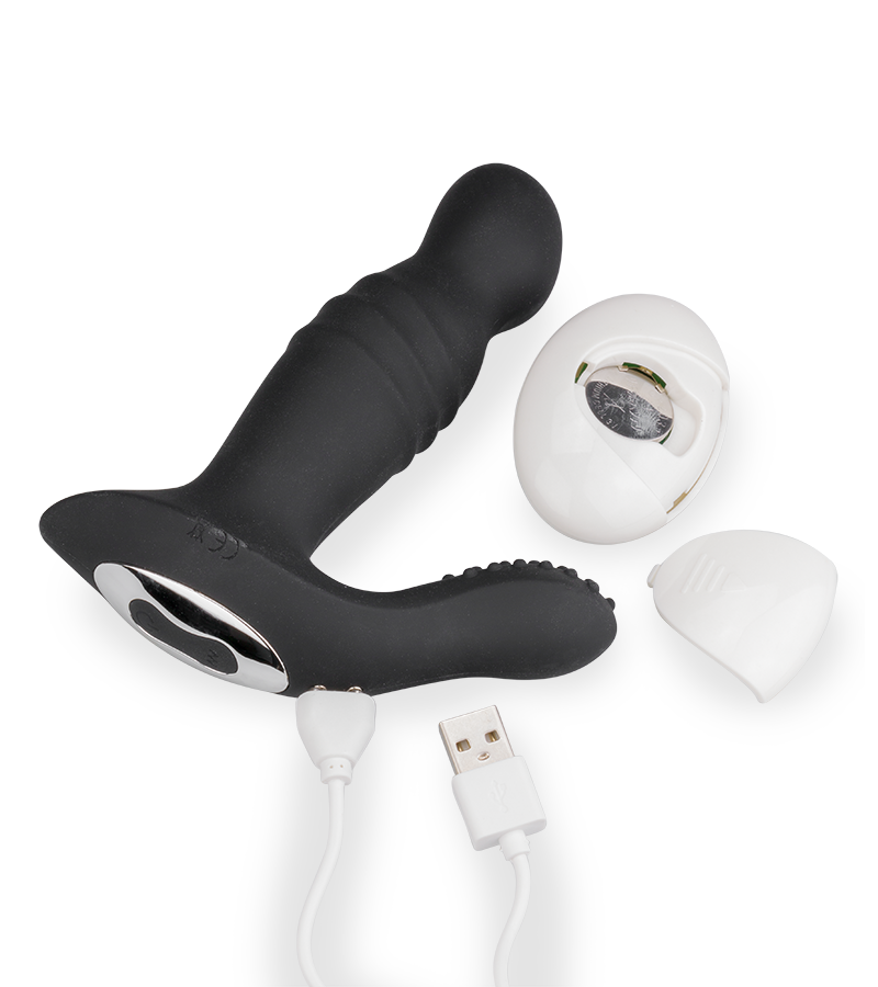 Prostata- und Hoden-Stimulator mit Vibration und Stoßfunktion Artist