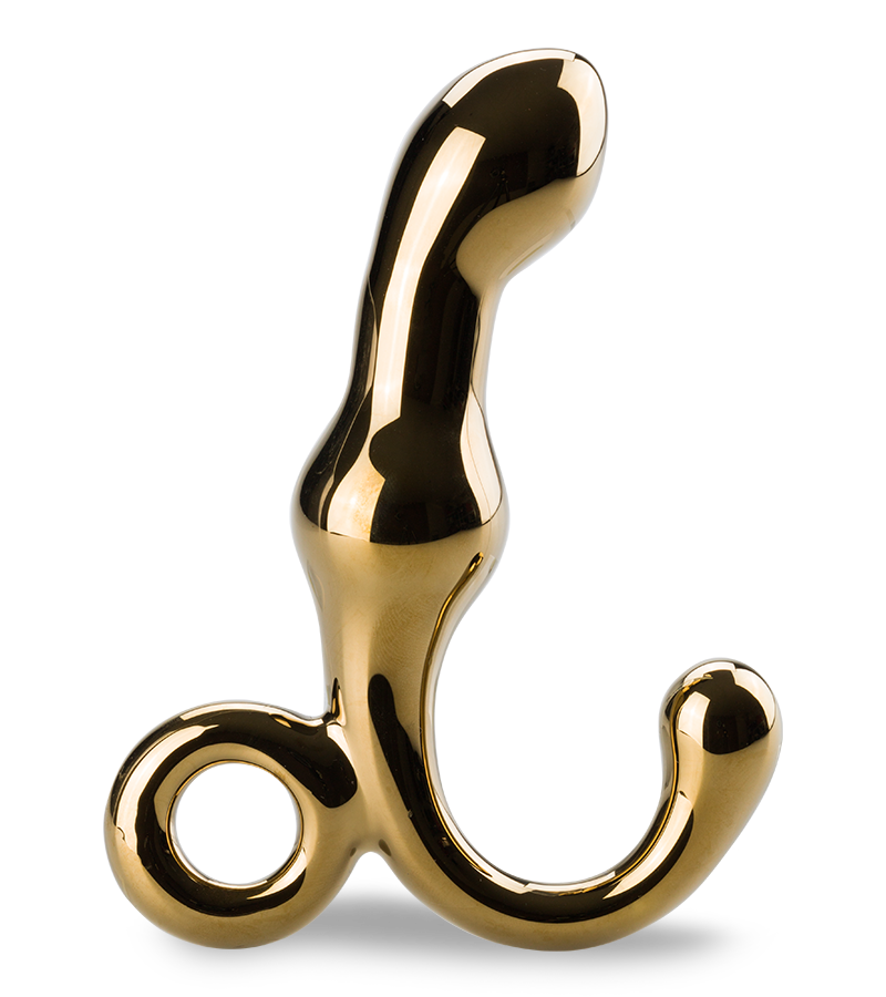 Prostataplug aus Glas Gold Master