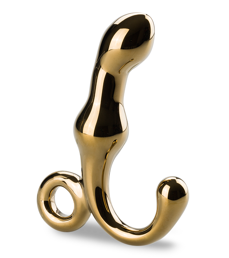 Prostataplug aus Glas Gold Master