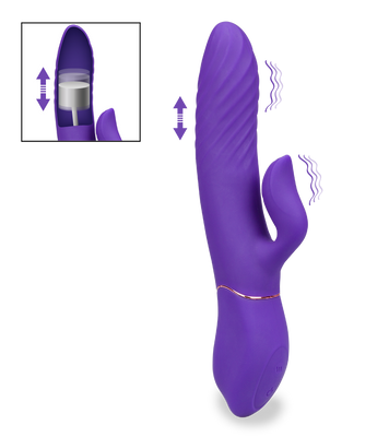 Pulsierender Rabbit-Vibrator Impact