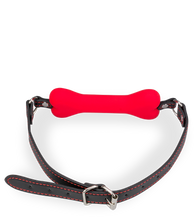 Laden Sie das Bild in den Galerie-Viewer, Puppy-Play-Knebel Knochen aus Silikon 12,3 cm