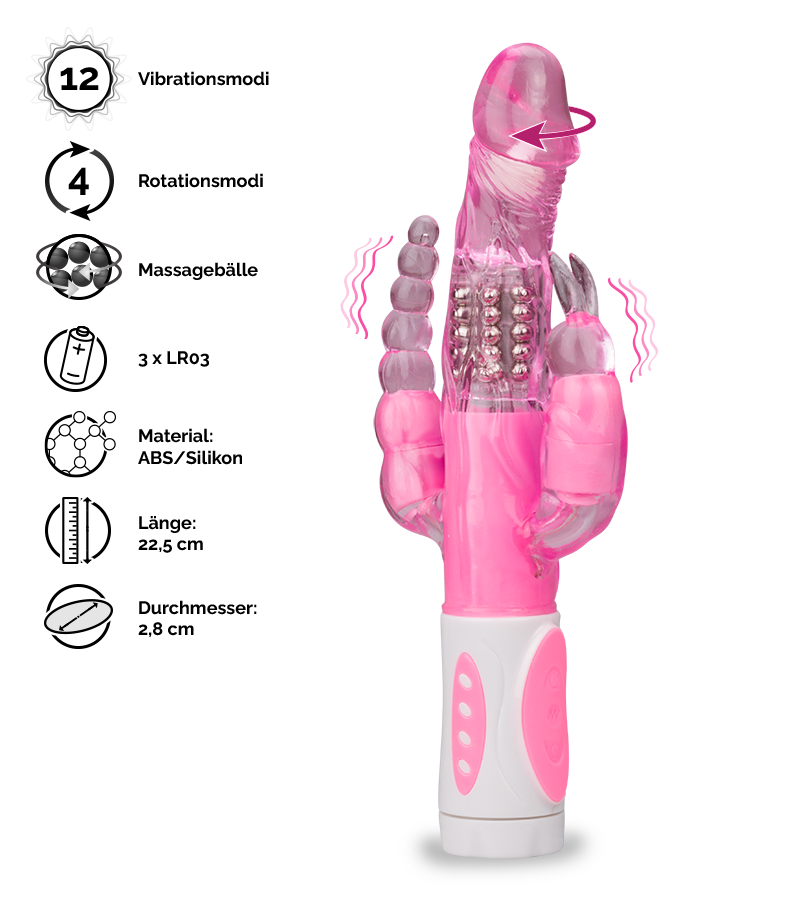 Rabbit mit Rotation &amp; Dreifach-Stimulation