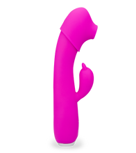 Laden Sie das Bild in den Galerie-Viewer, Rabbit-Pulsator mit Aufsatz für die Klitoris